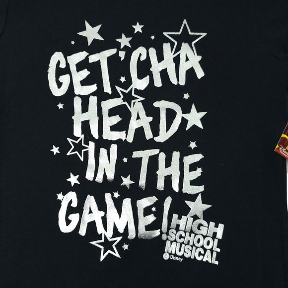 Disney High School Musical T Shirt Girls M Top NEW Deadstock Early 2000s Retro - Picture 1 of 9